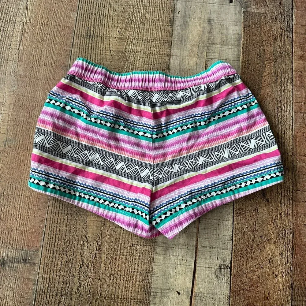 Colorful Gymboree Girls Cotton Shorts With Drawstring & Pockets Size 6